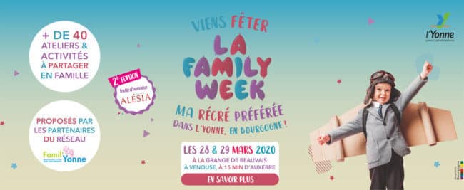 la Family Week 2020 dans l'Yonne