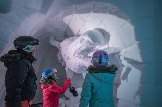 dormir dans un igloo à la Rosière