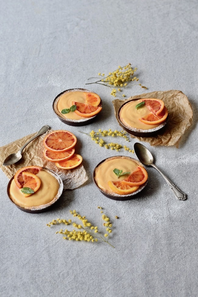 recette tartelettes à l'orange