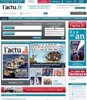 L'actu.fr cartable numérique