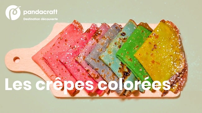 crêpes colorées