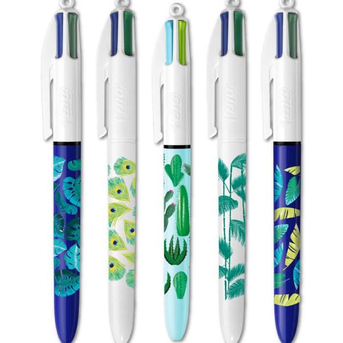 coffret Bic 4 couleurs Green Vibes