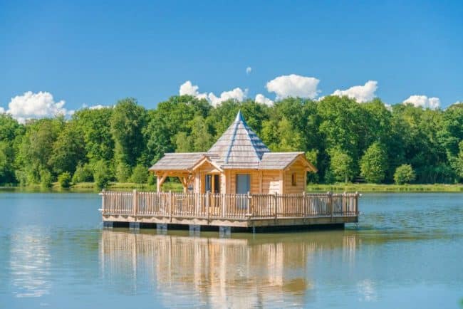 weekend à 2 en hébergement insolite dans cabane sur l'eau en Franche Comté