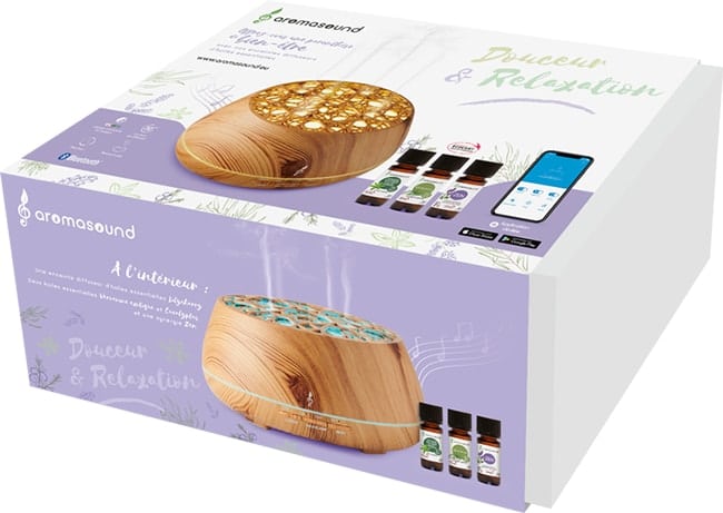 coffret cadeau diffuseur huiles essentielles Lilicherry