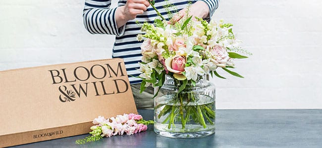 offrir des fleurs avec fleuriste en ligne Bloom & Wild