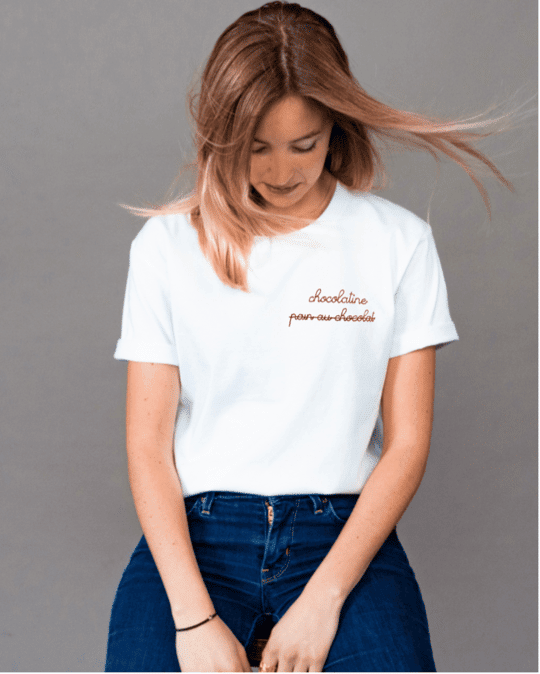 Tshirt femme coton bio à message