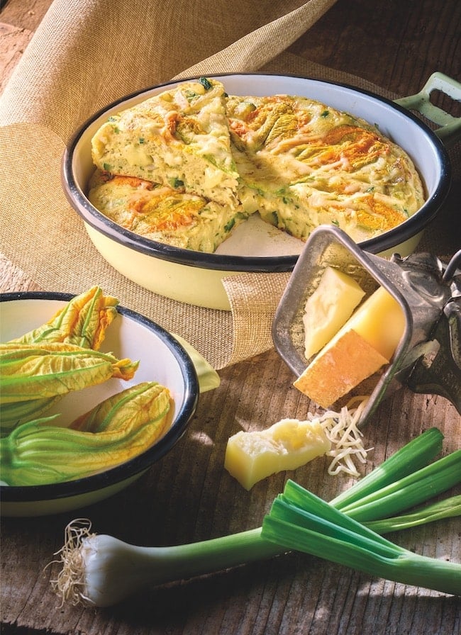 Recette frittata beaufort courgettes