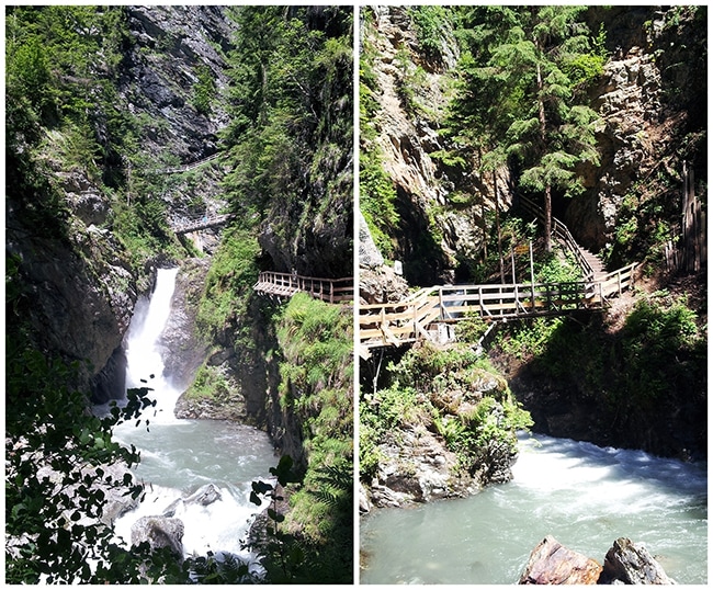 gorges de la diosaz vallée de chamonix