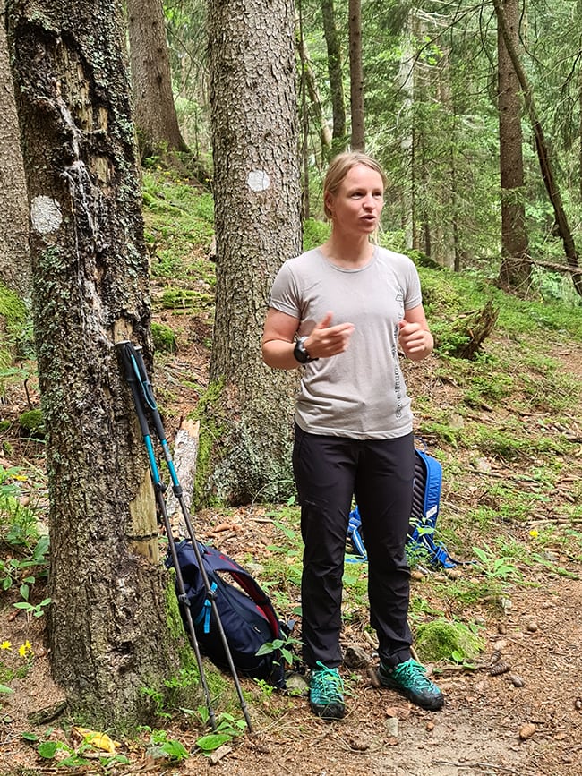 rando yoga chamonix avec Intuition Montagne