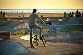 Le skatepark du Havre, face à la mer