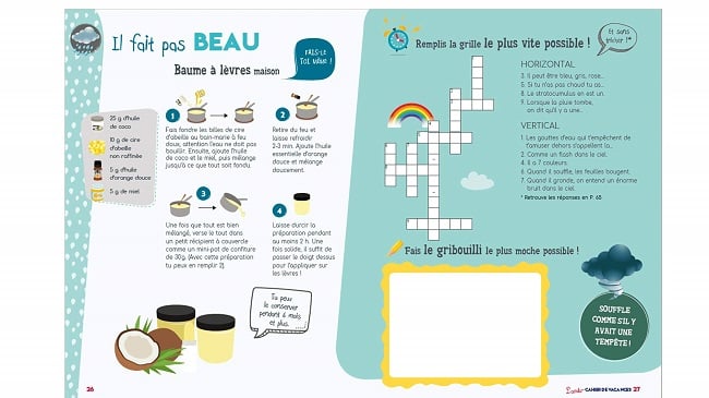 L'anti cahier de vacances pour les 7-11 ans recette cosmétique