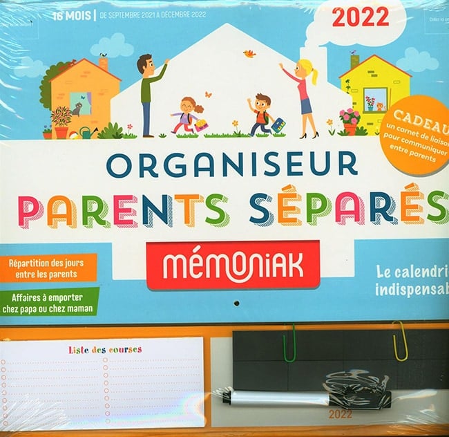 organiseur parents séparés memoniak 2022