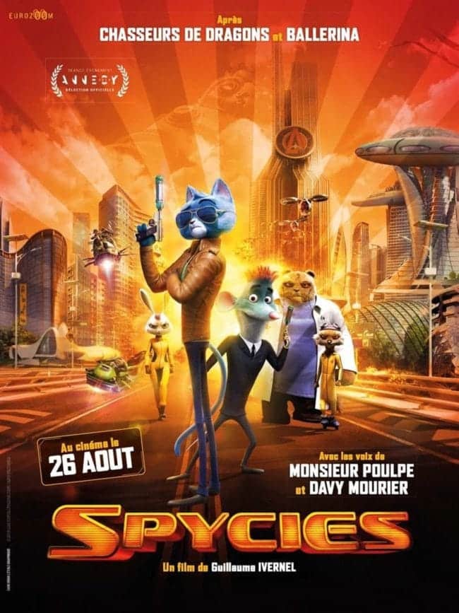 Affiche de Spycies, film d'animation