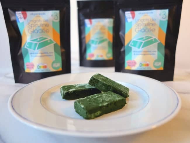 lingot glacé de spiruline Algorapolis