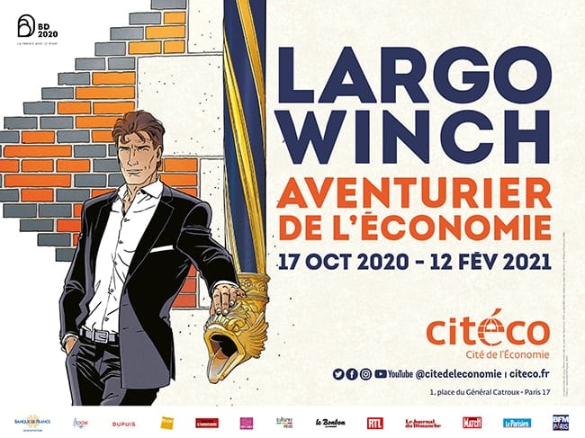 affiche expo Largo Winch Citéco