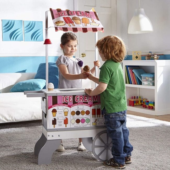 chariot marchande en bois Melissa & Doug