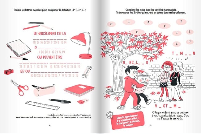 livre pour parler du harcèlement