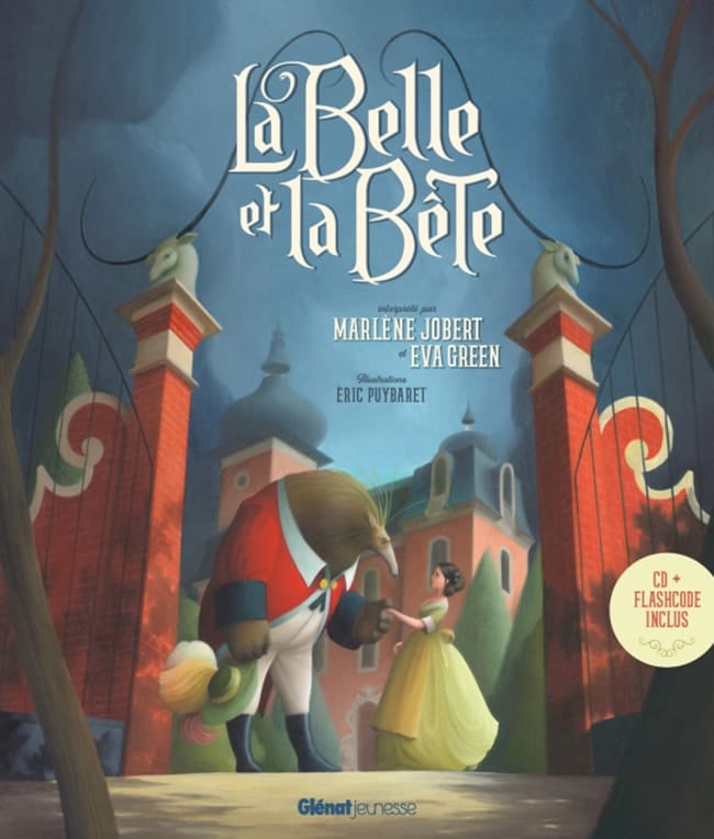 livre CD La Belle et la Bête lu par Marlène Jobert