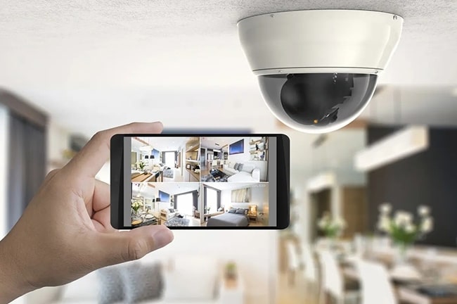 camera de surveillance dans la maison