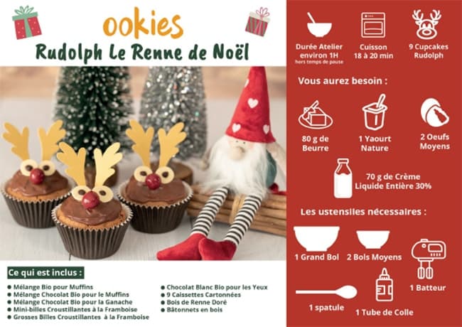 box cuisine enfant Ookies, recette Noël