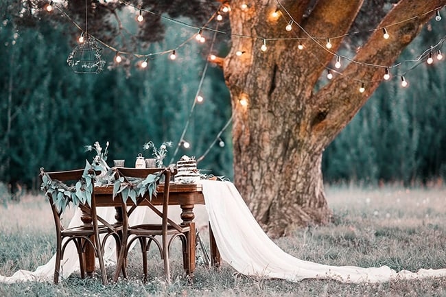 mariage champêtre décoration nature