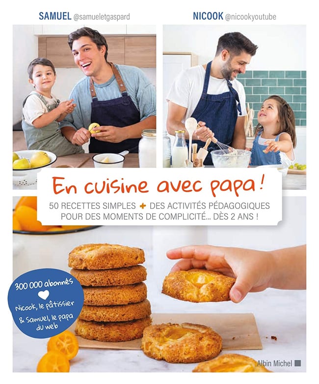 En cuisine avec papa, livre Samuel et Nicook