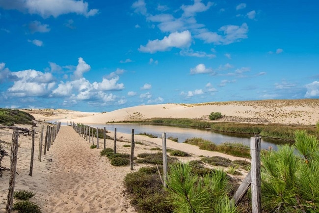 camper dans les landes vacances nature