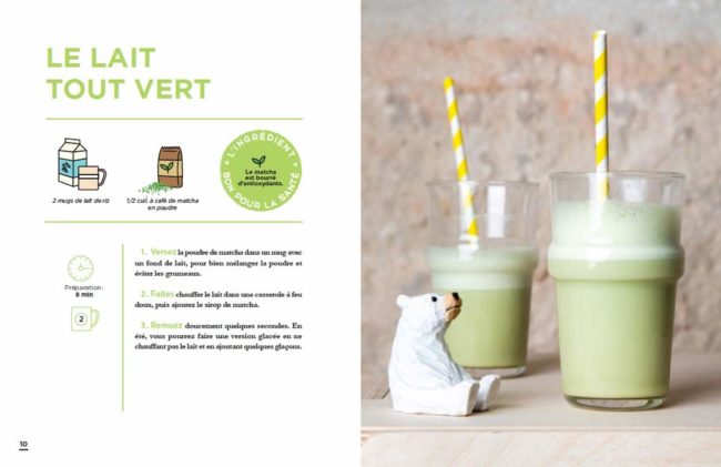 recette boisson matcha au lait de riz