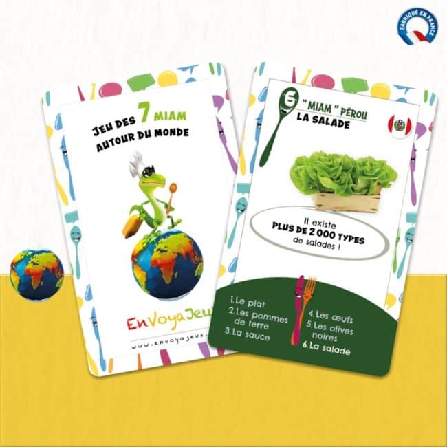 cartes jeu des 7 MIAM Envoyajeux