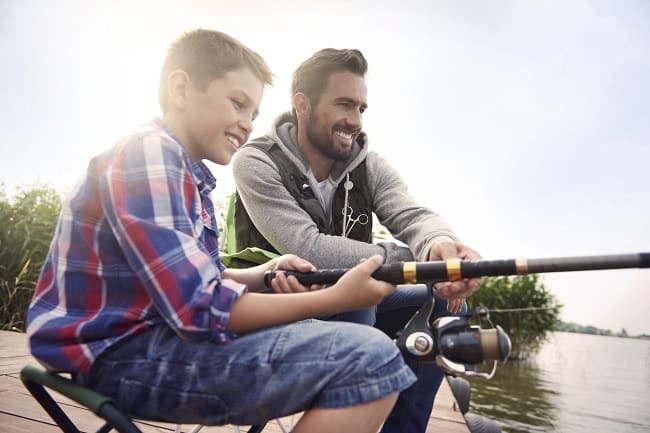 partager la passion de la pêche avec son ado