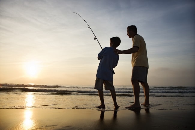 où pêcher avec les enfants