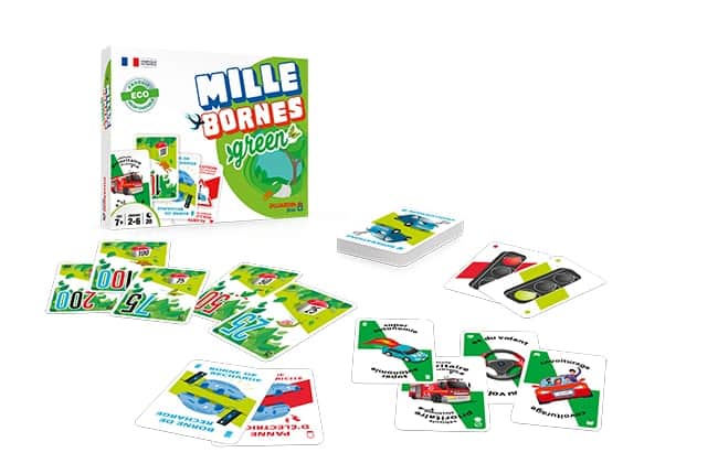 jeu des Mille Bornes Green ouvert