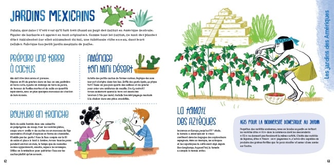 Les aventuriers du jardin bio explorent le monde jardins mexicains