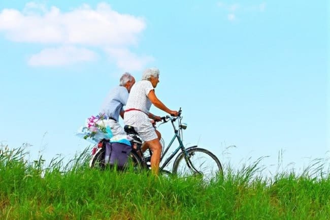 activité vélo pour seniors actifs