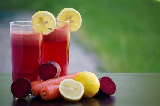 cure de jus detox frais
