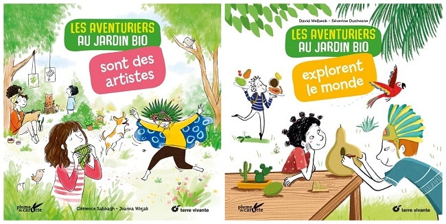 Les aventuriers au jardin bio, livre d'activités enfant chez Terre Vivante