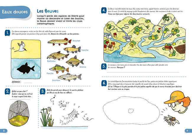 cahier d'activités nature conçu avec les Conservatoires d'espaces naturels