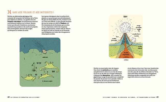 évolution du climat volcans