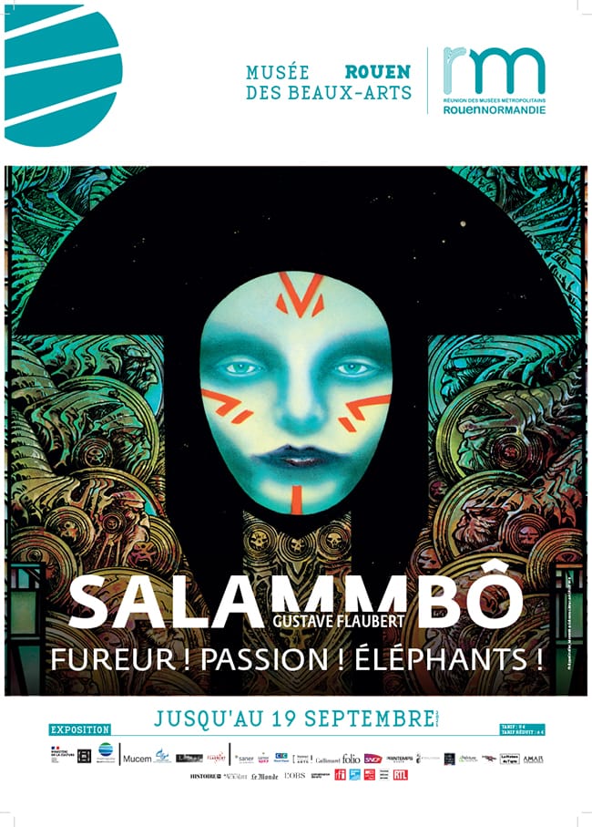 affiche expo Salammbo Rouen