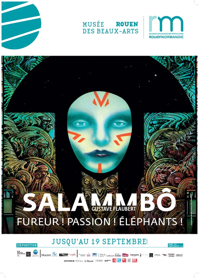 affiche expo Salammbo Rouen