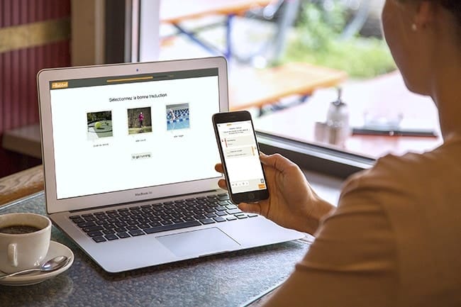 apprendre une langue en ligne avec Babble