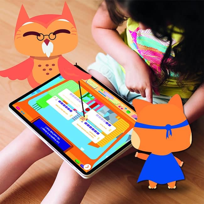 apprentissage de l'anglais pour les enfants avec l'appli Holy Owly