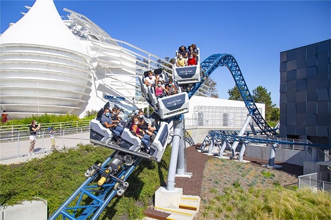 Objectif Mars roller coaster Futuroscope