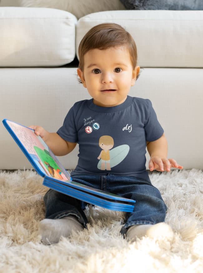 tshirt enfant logos allergènes Alrj