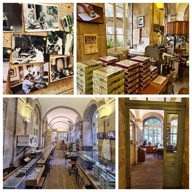 atelier de conditionnement des Anis de Flavigny transformé en musée