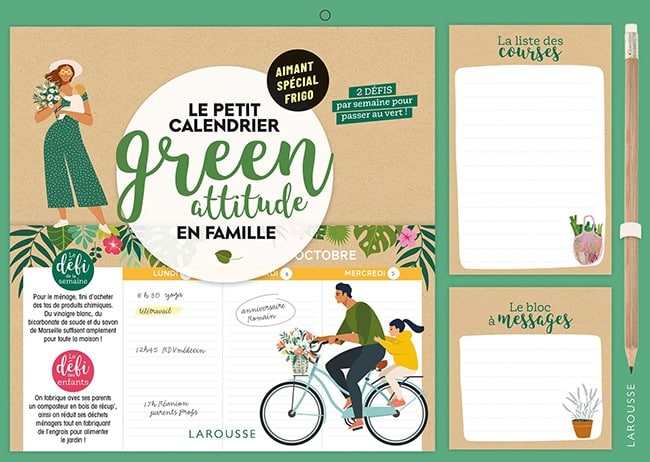 calendrier de la green attitude en famille