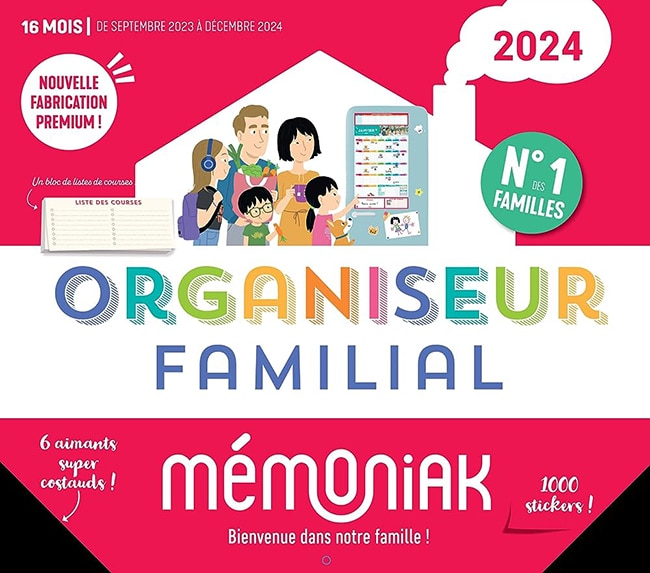 organiseur familial memoniak 2023 2024