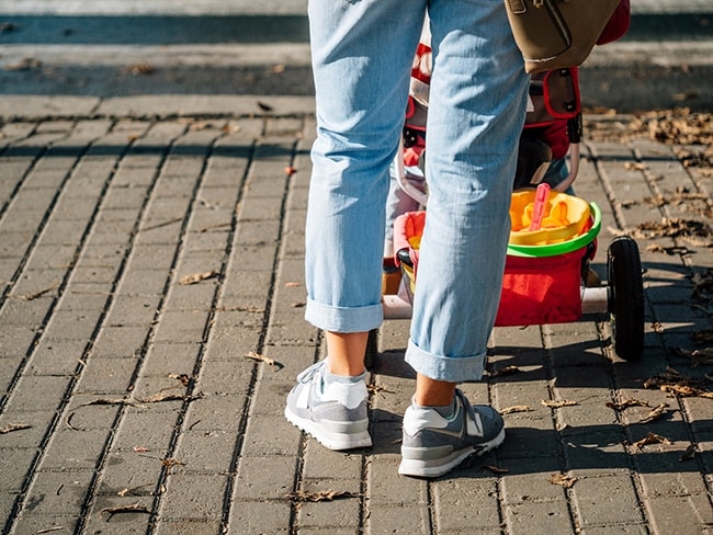 Pantalon taille haute post accouchement