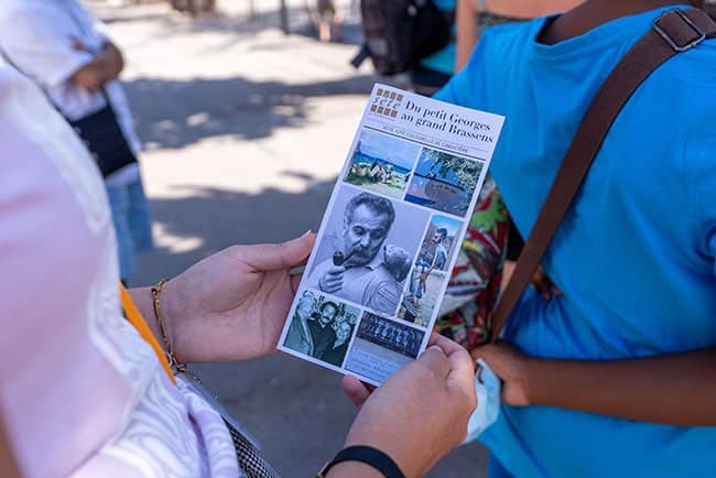 parcours du petit Georges au grand Brassens à Sète