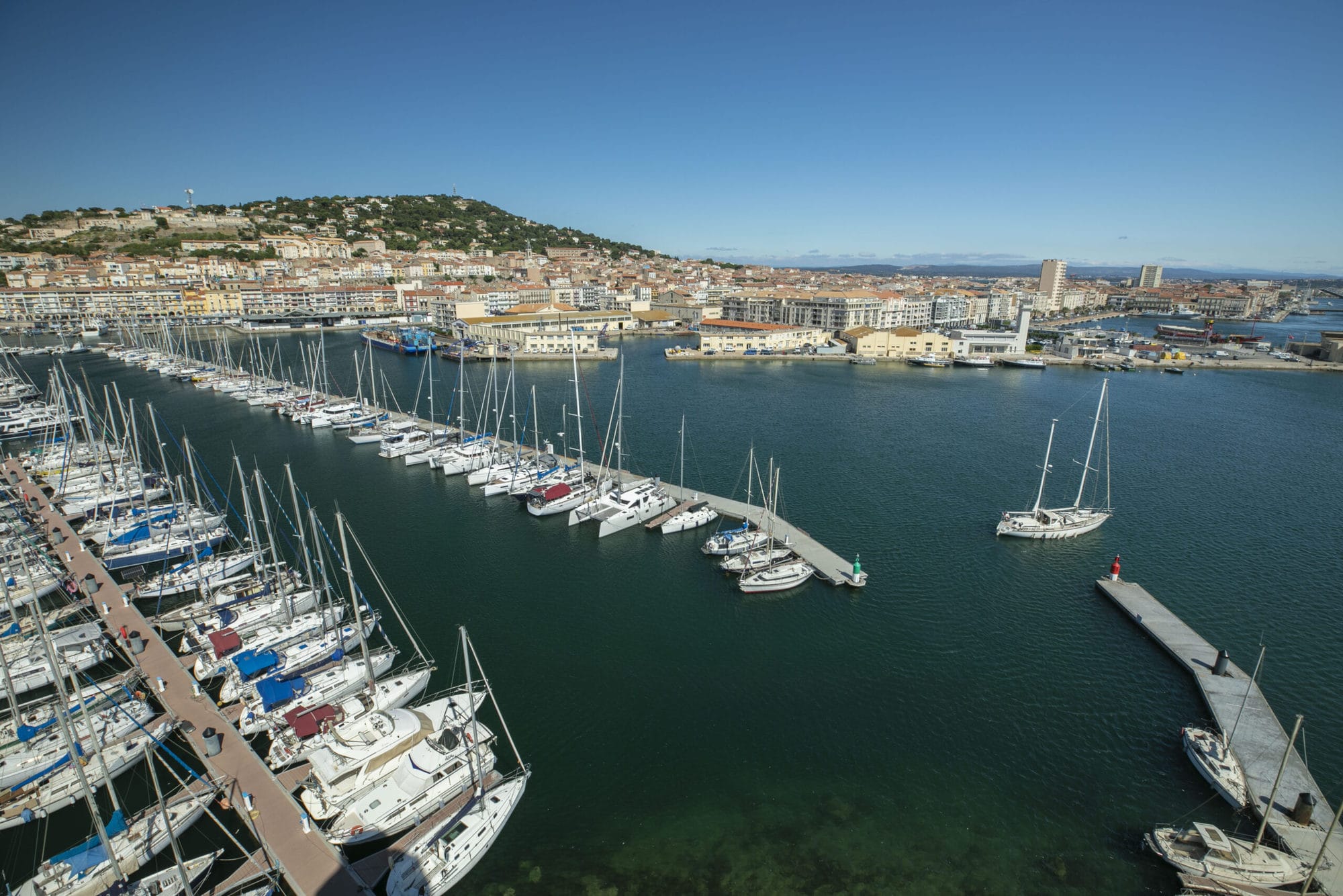 Sète vue du phare